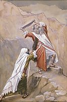 Moses Destroys the Tables of the Ten Commandments, c.1902, tissot