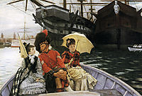 Portsmouth Dockyard, 1877, tissot