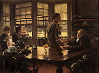 The Prodigal Son in Modern Life: The Departure, 1882, tissot