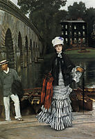 The Return from the Boating Trip, 1873, tissot