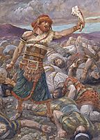 Samson Slays a Thousand Men, c.1902, tissot