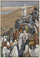 The Sermon on the Mount, illustration for -The Life of Christ-, c.1896, tissot