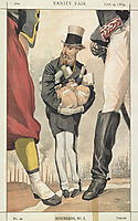 Sovereigns No.30 Caricature of Leopold II of the Belgians, tissot