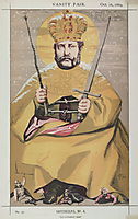 Sovereigns No.40 Caricature of Alexander II of Russia, tissot