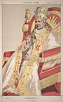 Sovereigns No.60 Caricature of Pope Pius IX, tissot