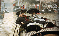 The Thames, 1876, tissot