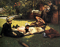 In the Sunshine, 1881, tissot
