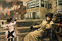 Waiting for the Ferry, 1878, tissot