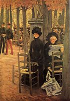 Without a Dowry aka Sunday in the Luxembourg Gardens, 1883-1885, tissot