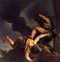 Cain and Abel, 1544, titian