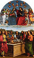Coronation of the Virgin, titian