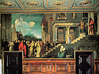 Entry of Mary into the temple, 1534-1538, titian