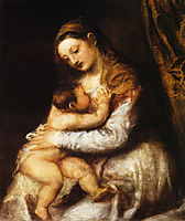 Madonna and Child, 1570, titian