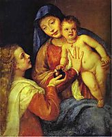 Madonna and Child with Mary Magdalene, c.1560, titian