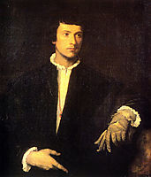 Man with Gloves, 1523-1524, titian