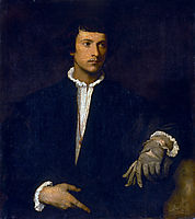 Man with a Glove, c.1520, titian