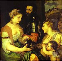 Marriage with Vesta and Hymen as Protectors and Advisers of the Union of Venus and Mars, titian