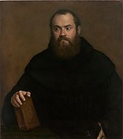 A monk with a book, c.1550, titian