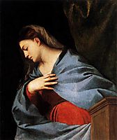 Polyptych of the Resurrection Virgin Annunciate, 1522, titian