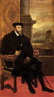 Portrait of Charles V Seated, 1548, titian
