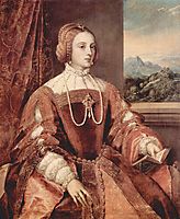 Portrait of Isabella of Portugal, wife of Holy Roman Emperor Charles V, 1548, titian