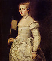 Portrait of a Lady in White, 1555, titian