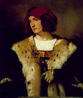 Portrait of a Man in a Red Cap, 1516, titian