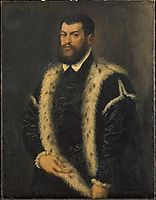Portrait of a man with ermine coat, titian