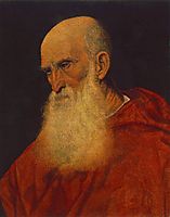 Portrait of an Old Man, Pietro Cardinal Bembo, 1545-1546, titian