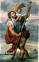Saint Christopher, 15, titian