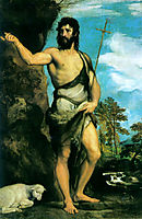 Saint John the Baptist, 1542, titian