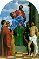 Saint Mark Enthroned, 1510, titian