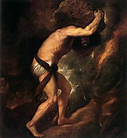 Sisyphus, 1549, titian