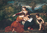 Virgin and Child with Saint and Saint John, c.1530, titian