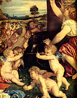 The Worship of Venus, detail 1, 1516-1518, titian