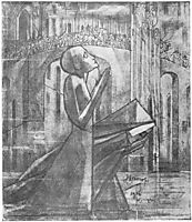 Prayer at the Road to Calvary, 1916, toorop
