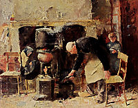 Preparing The Meal, 1883, toorop