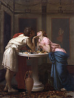 A Classical Courtship, 1853, toulmouche