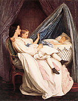 The New Arrival, 1861, toulmouche