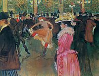 At the Moulin Rouge, The Dance, 1890, toulouselautrec