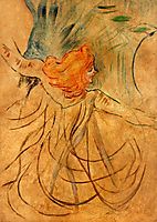 At the Music Hall Loie Fuller, 1892, toulouselautrec