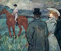 At the Races, 1899, toulouselautrec