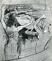 The Ballet Papa Chrysanth me , 1892, toulouselautrec