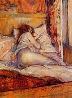 The Bed, 1898, toulouselautrec