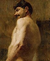 Bust of a Nude Man, c.1882, toulouselautrec