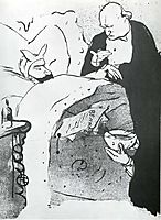 Carnot Malade Cannot Ill, a Song Sung at the Chat Noir, 1893, toulouselautrec