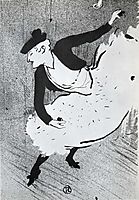 Edmee Lescot in Spanish Dancer Edmee Lescot have a Spanish Dancer, toulouselautrec