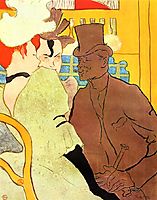 The Englishman at the Moulin Rouge, 1892, toulouselautrec