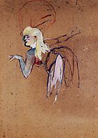 Extra in the Folies Bergere Revue, 1896, toulouselautrec