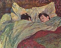 In bed, 1893, toulouselautrec